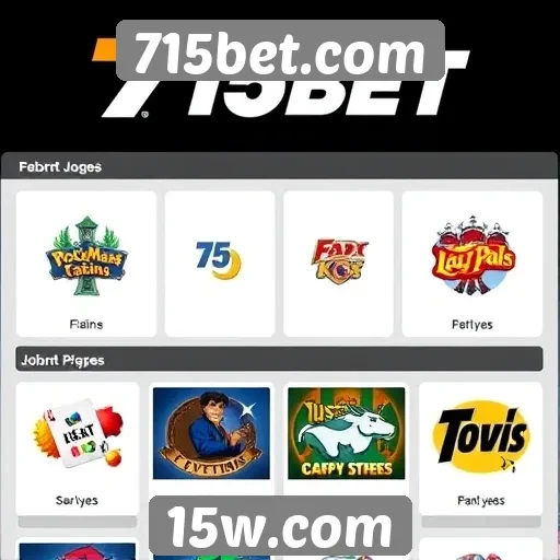 Principais jogos oferecidos no 715bet